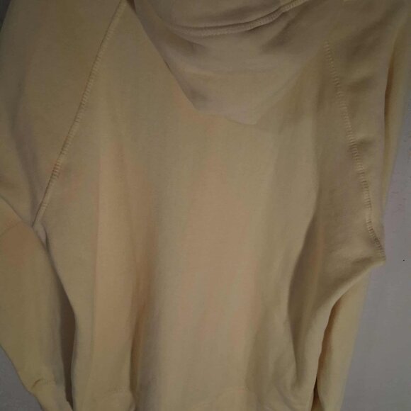SWEATSHIRT TYPE HOODIE-- YELLOW SIZE LARGE (NWT) - Picture 4 of 8
